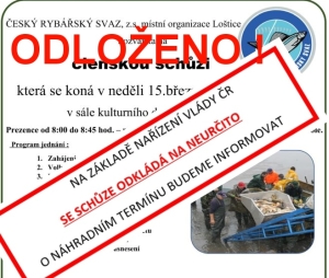 Výroční schůze – odložena